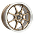Aro 2202 - 15x7 - Bronce con anilla pulida